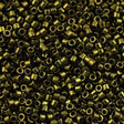 Miyuki Delica Seed Bead 10/0 Metallic Olive 7g Tube DBM11