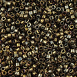 Miyuki Delica Seed Bead 15/0 Opaque Luster Bronze 2-inch Tube DBS254