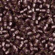 Miyuki Round Seed Beads 5/0 Silver Lined Smoky Amethyst 20g Tube (153S)