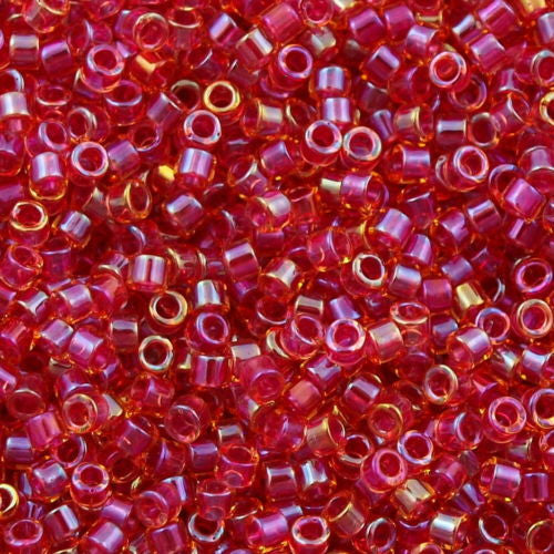 Miyuki Delica Seed Bead 10/0 Strawberry Ice AB 7g Tube DBM62