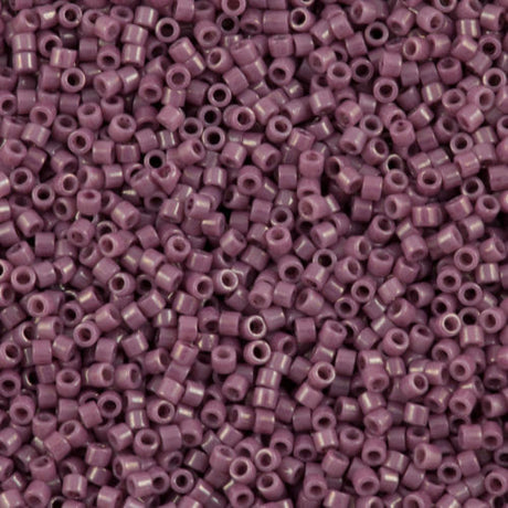 Miyuki Delica Seed Bead 15/0 Opaque Wild Mulberry 2-inch Tube DBS265