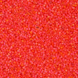 Miyuki Delica Seed Bead 15/0 Matte Opaque Bright Orange AB 2-inch Tube DBS872