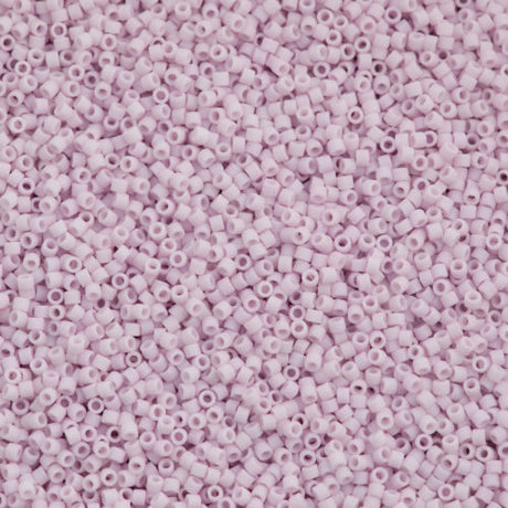 25g Miyuki Delica Seed Bead 11/0 Opaque Matte Berry Smoothie DB1514