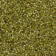 Miyuki Delica Seed Bead 11/0 Transparent Olive Gold Luster 2-inch Tube DB124