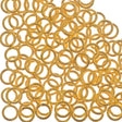 144pc Jump Ring 4mm Gold Plated I.D. 2.5mm