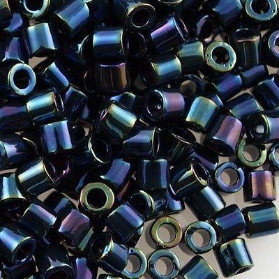 Miyuki Delica Seed Bead 8/0 Metallic Midnight Blue Iris 6.7g Tube DBL2