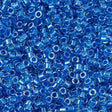 Miyuki Delica Seed Bead 11/0 Inside Color Lined Shimmering Blue 2-inch Tube DB920