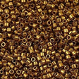 100g Miyuki Delica seed bead 11/0 Metallic Light Bronze DB22L