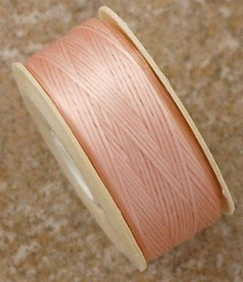 Size B Nymo Nylon Baby Pink Thread 72 yard bobbin