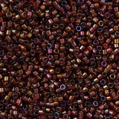 Miyuki Delica Seed Bead 11/0 Inside Dyed Color Lavender Sasaparilla 2-inch Tube DB1750