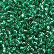 Toho Round Seed Beads 6/0 Silver Lined Peridot 5.5-inch tube (24B)