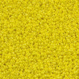 Miyuki Round Seed Bead 15/0 Opaque Yellow AB 2-inch Tube (472)