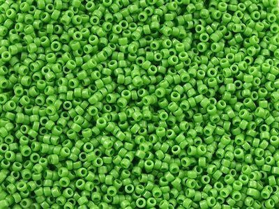 Toho Round Seed Bead 15/0 Opaque Mint 2.5-inch Tube (47)