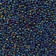 Miyuki Round Seed Bead 15/0 Metallic Purple Green Iris 2-inch Tube (455)