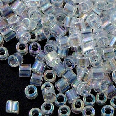 Miyuki Delica Seed Bead 8/0 Crystal AB 6.7g Tube DBL51