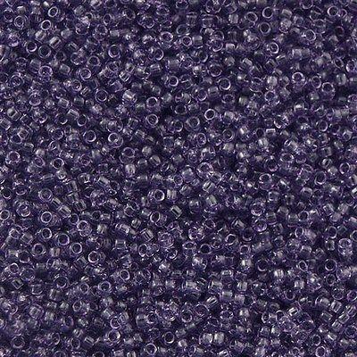 50g toho Round Seed Bead 8/0 Transparent Plum (19)