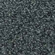 Toho Round Seed Bead 15/0 Transparent Smoke Gray 2.5-inch Tube (9B)