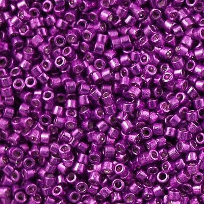 Miyuki Delica Seed Bead 11/0 Galvanized Magenta 7g Tube DB431