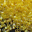 Miyuki Delica Seed Bead 8/0 Transparent Yellow AB 6.7g Tube DBL171