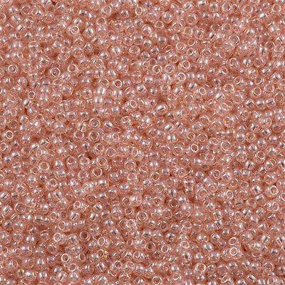 50g Toho Round Seed Bead 11/0 Transparent Rosaline Luster (106)