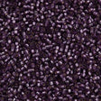 Miyuki Delica Seed Bead 11/0 Semi Matte Silver Lined Dyed Violet 2-inch Tube DB695