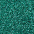 Miyuki Round Seed Bead 15/0 Inside Color Lined Dark Aqua Green 2-inch Tube (1555)