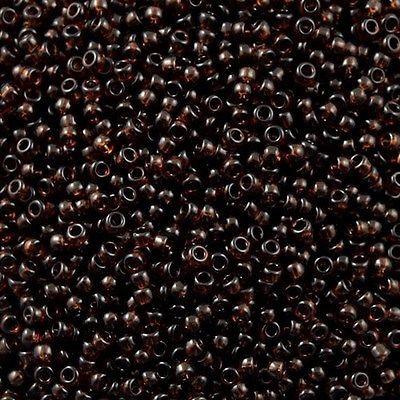 50g Miyuki Round Seed Bead 11/0 Transparent Brown (135)