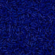 Miyuki 3mm Bugle Bead Opaque Cobalt 5-inch Tube (414)