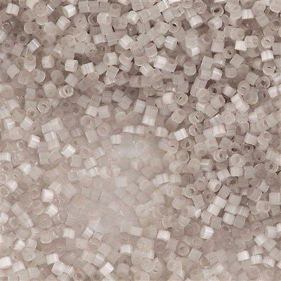 Miyuki Delica Seed Bead 11/0 Taupe Gray Silk 2-inch Tube DB822