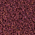 25g Miyuki Delica seed bead 11/0 Metallic Rhubarb Gold Luster DB1016