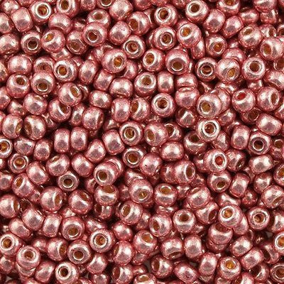 Miyuki Round Seed Bead 8/0 Duracoat Galvanized Dark Coral 22g Tube (4209)