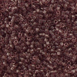 Miyuki Delica Seed Bead 11/0 Transparent Lilac 2-inch Tube DB711