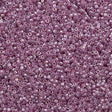 Miyuki Delica Seed Bead 11/0 Crystal Glazed Luster Raspberry Ice 2-inch Tube DB1482