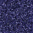 Miyuki Delica Seed Bead 11/0 Inside Dyed Color Dark Purple 2-inch Tube DB923