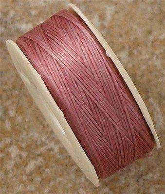 Size B Nymo Nylon Rosey Mauve Thread 72 yrd bobbin