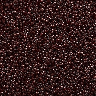 Miyuki Round Seed Bead 15/0 Ruby Gold Luster 2-inch Tube (304)