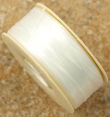 Size 00 Nymo Nylon White Thread 140 yard bobbin