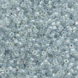 25g Miyuki Delica Seed Bead 11/0 Pearl Lined Transparent Gray AB DB1677