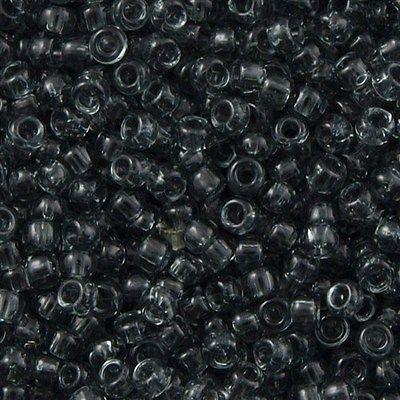 50g toho Round Seed Bead 8/0 Transparent Smoke Gray (9B)