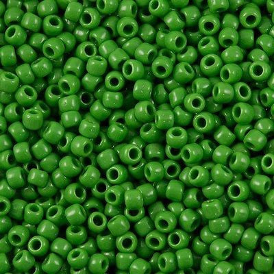 Toho Round Seed Beads 6/0 Opaque Mint 5.5-inch tube (47)