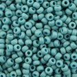 Miyuki Round Seed Bead 6/0 Matte Turquoise 20g Tube (1251)