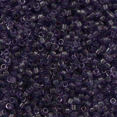 Miyuki Delica Seed Bead 11/0 Transparent Amethyst 7g Tube DB1105