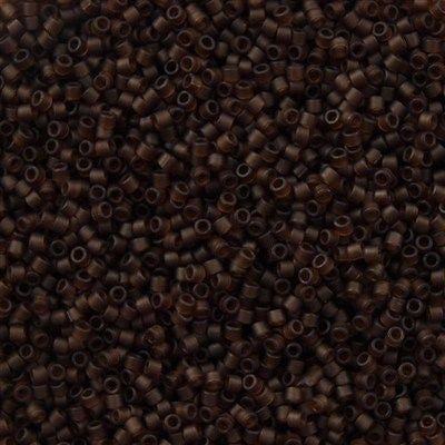 Miyuki Delica seed bead 11/0 Matte Transparent Brown 25g DB769