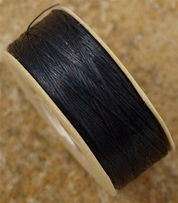 Size D Nymo Nylon Black Thread 64 yard bobbin