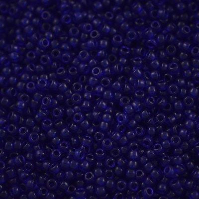 Miyuki Round Seed Bead 8/0 Transparent Cobalt 22g Tube (151)