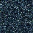 25g Miyuki Delica Seed Bead 11/0 Inside Dyed Color Midnight Blue DB286