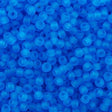 Toho Round Seed Bead 11/0 Transparent Matte Dark Aqua 2.5-inch Tube (3CF)