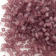 Miyuki 4mm Cube Seed Bead Matte Amethyst 15g (142F)