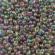 Miyuki Berry Seed Bead Dark Gray Luster AB 22g Tube (2440)