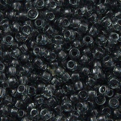 50g Toho Round Seed Bead 11/0 Transparent Smoke Gray (9B)